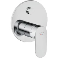 Смеситель для ванны Kludi X1 327590575 встраиваемый, хром