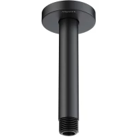 Кронштейн для верхнего душа Aquatek AQ2171MB 150 мм, потолочный, черный матовый