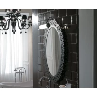 Зеркало 71 см античный металл Globo Paestum PASR38met.antico