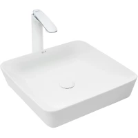 Раковина-чаша WeltWasser Elbach 21833 10000004577 46x46 см, накладная, белый