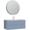 Тумба с раковиной голубой матовый 120 см ORKA Moonlight 5001507 Тумба с раковиной голубой матовый 120 см ORKA Moonlight 5001507 - 2