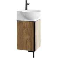 Тумба с раковиной дуб балтийский 45x45 см Aqwella Porto POR0104DB + 4640021061435