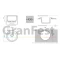 Кухонная мойка серый GranFest Rondo GF-R510 - 2