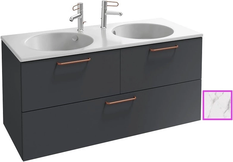 

Тумба белый мрамор 120 см Jacob Delafon Odeon Rive Gauche EB2545-R9-NR4