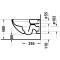 Комплект подвесной унитаз Duravit Architec 45720900A1+ система инсталляции Jacob Delafon E33131RU-NF + E20859-CP-MTC - 14