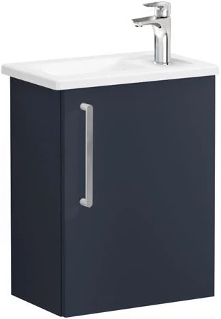 

Тумба с раковиной темно-синий матовый 45 см R VitrA Root 68064