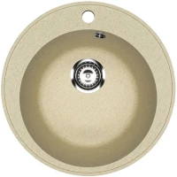 Кухонная мойка Practik PR-M-475-002 47,5x47,5 см, слоновая кость