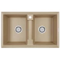 Кухонная мойка Paulmark Tandem песочный PM238150-QU