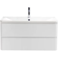 Тумба Bianco Lucido 99,6 см BelBagno Albano ALBANO-1000-2C-SO-BL