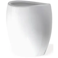 Стакан для зубных щеток Stil Haus Zefiro 653(BI) настольный, белый