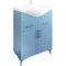Комплект мебели голубой матовый 66 см Sanflor Глория C04592 + 1.WH10.9.651 + C000005687 - 2