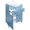 Комплект мебели голубой матовый 66 см Sanflor Глория C04592 + 1.WH10.9.651 + C000005687 - 3