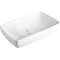 Раковина-чаша AXA H10 8108101 50x31,5 см, накладная, встраиваемая снизу, белый глянец