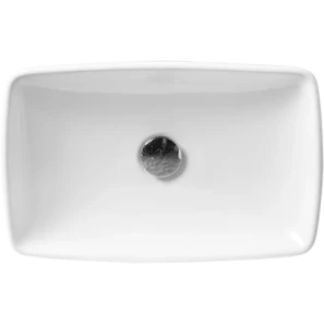 Изображение товара раковина-чаша axa h10 8108101 50x31,5 см, накладная, встраиваемая снизу, белый глянец