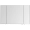 Зеркальный шкаф 116x85 см белый глянец Aquanet Орлеан 00203976 - 3
