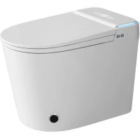 Электронный унитаз-биде напольный Abber Bequem AC1117S с сиденьем микролифт, белый