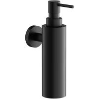 Дозатор для жидкого мыла Sancos Base SC9027MB настенный, черный матовый