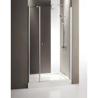 Душевая дверь распашная Cezares Triumph 120 см текстурное стекло TRIUMPH-D-B-11-30+90-P-Cr-R