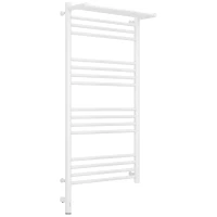 Полотенцесушитель электрический 1000x500 белый глянец МЭМ левый Сунержа Богема с полкой 3.0 12-5806-1050