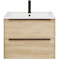 Тумба под раковину La Fenice Tesoro FNC-01-TES-DNN-80-2 78,8 см, подвесная, дуб небраска