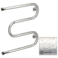 Полотенцесушитель водяной 500x500 античное белое золото Сунержа М-образный+ 10-0007-5050