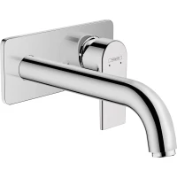Смеситель для раковины Hansgrohe Vernis Shape 71578000 встраиваемый, без донного клапана, хром
