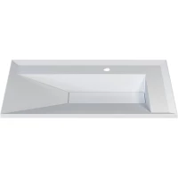 Раковина Uperwood Lotus 35490000000 80x50 см L, накладная, белый