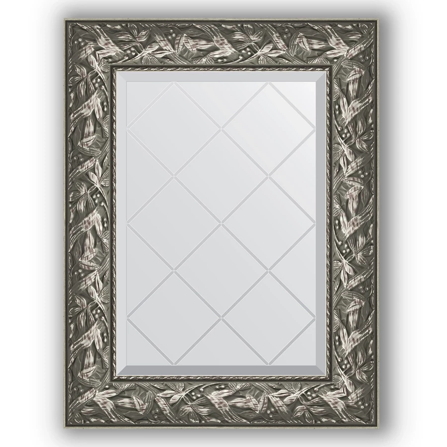 Зеркало 59x76 см византия серебро Evoform Exclusive-G BY 4028 зеркало 69x158 см византия серебро evoform exclusive g by 4157
