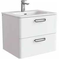 Тумба с раковиной белый глянец 60 см IDDIS Brick BRI60W0i95K