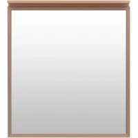Зеркало Allen Brau Priority 1.31014.60 70x75 см, с LED-подсветкой, медь матовая