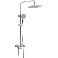 Душевая система Belz B24533 290x190 мм, со смесителем, хром