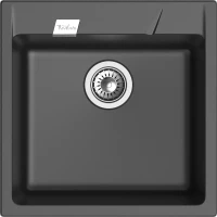Кухонная мойка Rivelato Raum RM-50 antracite 50x51 см, антрацит