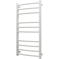 Полотенцесушитель электрический Grota Eco Calma 4607118214693 900x480, ТЭН левый/правый, белый матовый