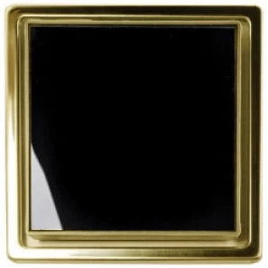 Изображение товара душевой трап 144x144/50 мм золотой/черный глянец pestan confluo standard black glass gold 4 13000155