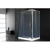 Душевой уголок без поддона 122x82 см Royal Bath RB8120HV-C-CH матовое