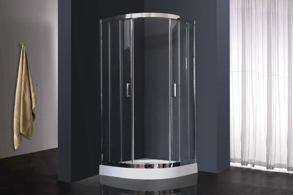 

Душевой уголок с поддоном 90x90 см Royal Bath RB90HK-T-CH прозрачное