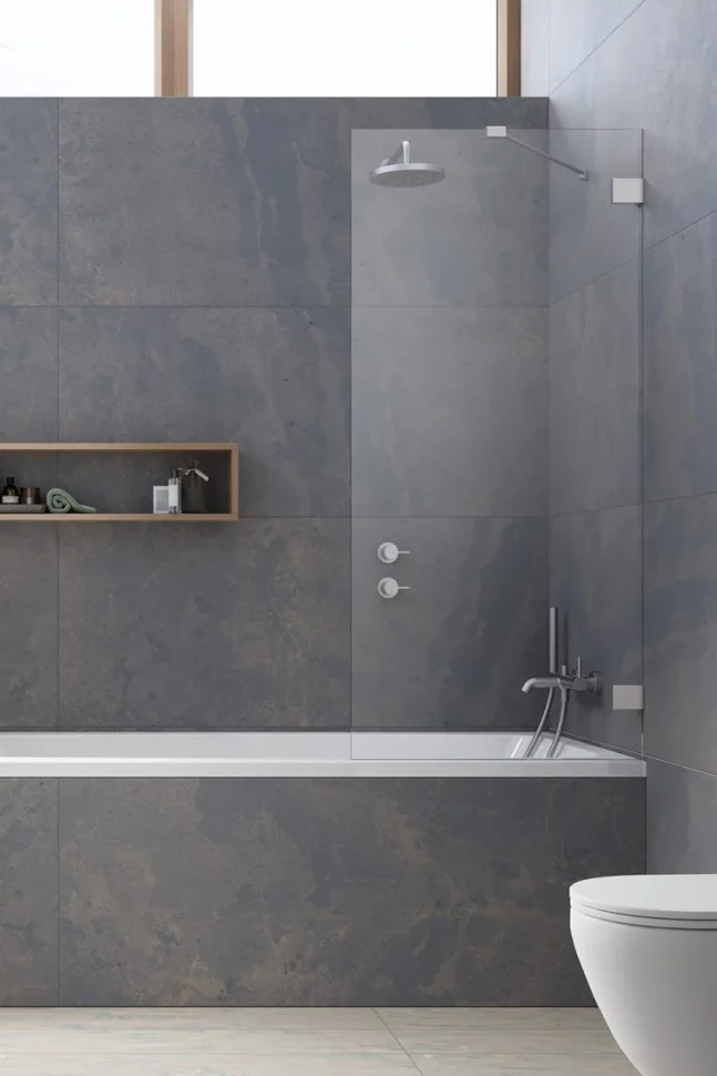 

Шторка для ванны Radaway Essenza Pro Brushed Nickel PNJ II 80 10101080-91-01 прозрачное