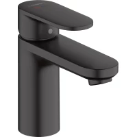 Смеситель для раковины Hansgrohe Vernis Blend 71585670 CoolStart, с донным клапаном, черный матовый