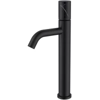 Смеситель для раковины Boheme Stick Mramor Black 122-B-MR-B черный матовый/черный мрамор
