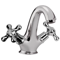 Смеситель для раковины Remer Liberty 13LIBCE с донным клапаном, хром