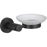 Мыльница Savol S-005659H настенная, черный матовый
