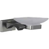 Мыльница Gappo G0702-9 настенная, оружейная сталь