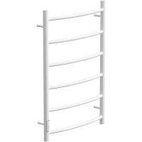 Полотенцесушитель электрический Point Афина П6 PN04758W 800x532, диммер левый, белый матовый