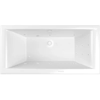 Акриловая ванна Whitecross Savia Duo 0103.170080.100.RELAX.WH 170x80 см, с гидромассажем, белый