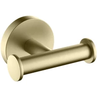 Крючок Aquatek Оберон AQ4202BG двойной, для ванны, золотой матовый