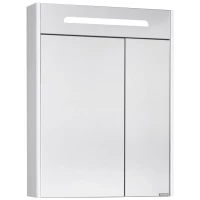 Зеркальный шкаф 60x78 см дуб полярный Акватон Сильва 1A216202SIW70