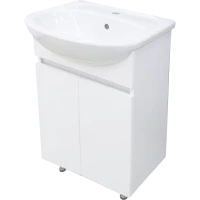 Тумба под раковину Misty Элегия Э-Эле01055-011Н 50,2 см, напольная, белый глянец