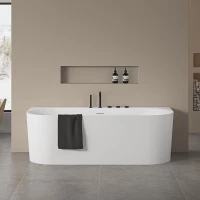 Акриловая ванна Vincea VBT-703-1800 180x80 см, белый