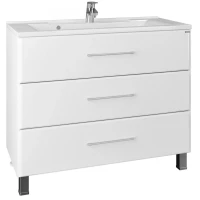 Тумба белый глянец 99 см Санта Омега 207017