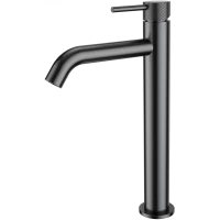 Смеситель для раковины Wonzon & Woghand WW-H1062-BGG темный графит матовый